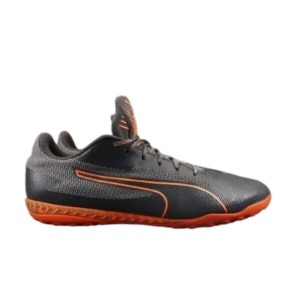 Puma Shoes Mens 13 Soccer Cleat Athletic Sport Ignite ST Football Boots Gray Low - Picture 1 of 15